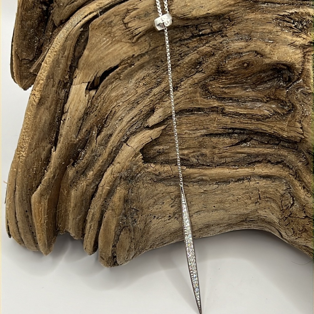 Rhinestone Slide Adjustable Necklace. - image 8